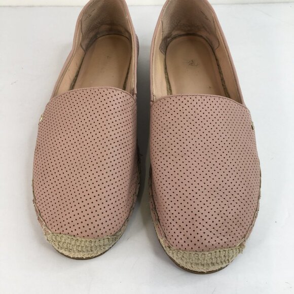 Kate Spade Gianna Pink Leather Espadrilles Flats Loafers Size 10M - Picture 3 of 15
